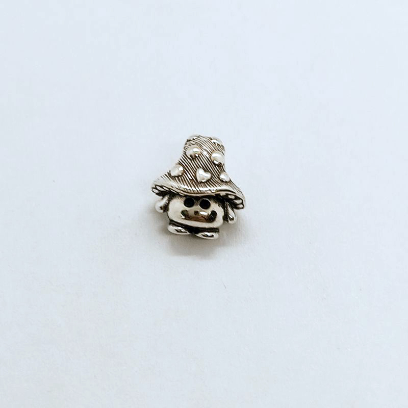 Pandora Cute Mushroom Charm Sterling Silver
