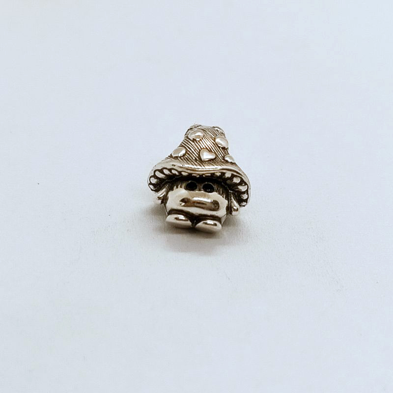 Pandora Cute Mushroom Charm Sterling Silver