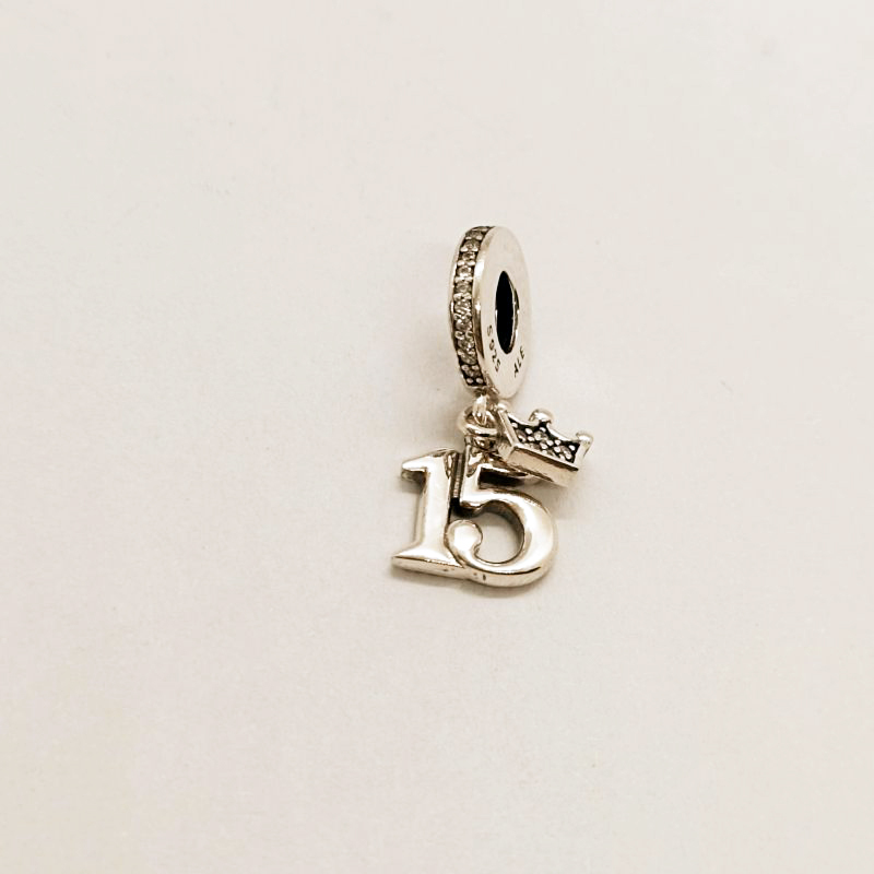 Pandora 15th Birthday Charm Sterling Silver