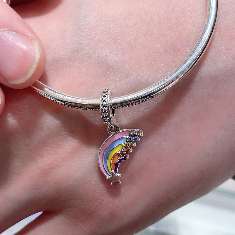 Pandora Colourful Rainbow Silver 925 Dangle Charm