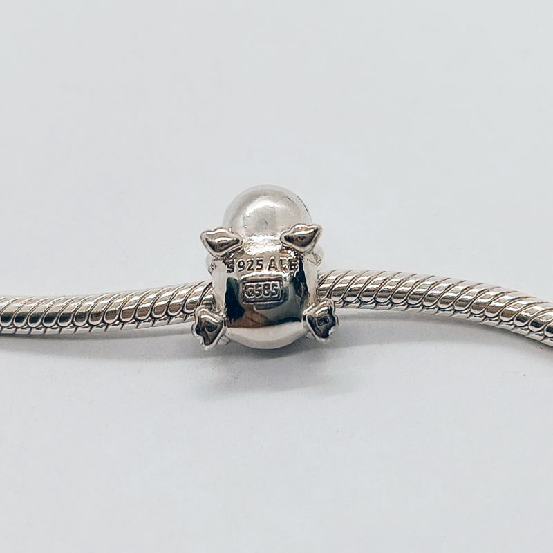 pandora two-coloured frog king charm pendant s925 ale