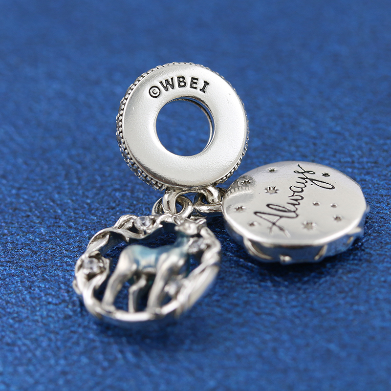 Pandora Harry Potter Snape Doe Patronus Dangle Charm Gift Bag ALE S925