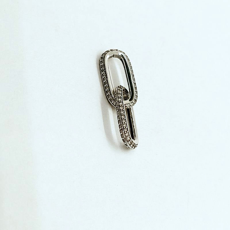 Pandora ME Styling Pavé Double Link white stone