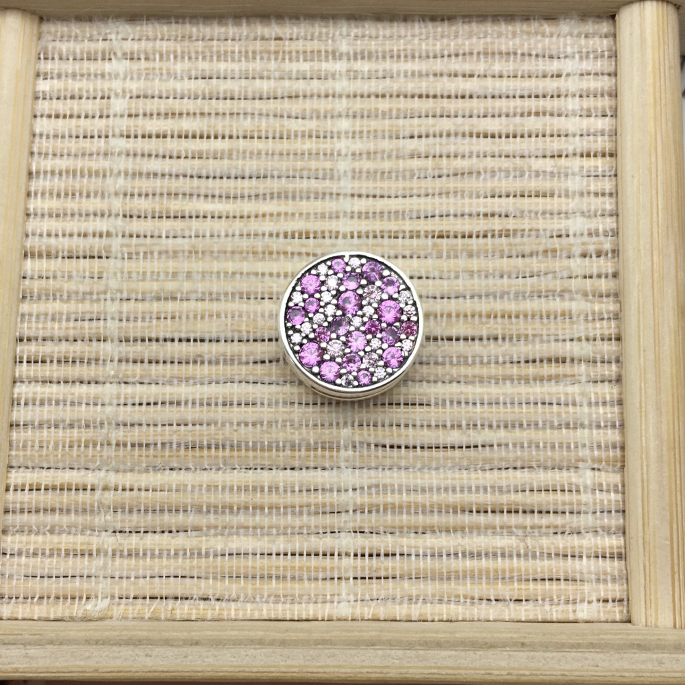 Pandora Pink Pavé Clip Charm