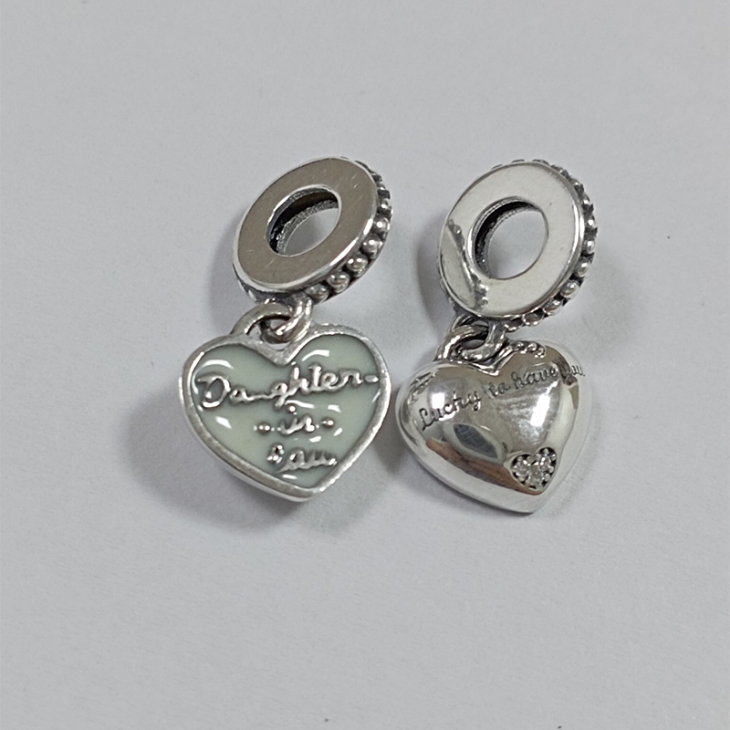 Pandora Daughter & Mother in Law Silver Dangle Split Charm