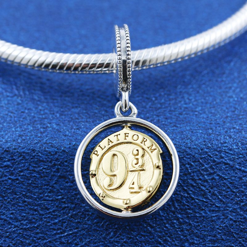 Pandora Harry Potter Hedwig Spinning Dangle Charm Gift Bag ALE S925