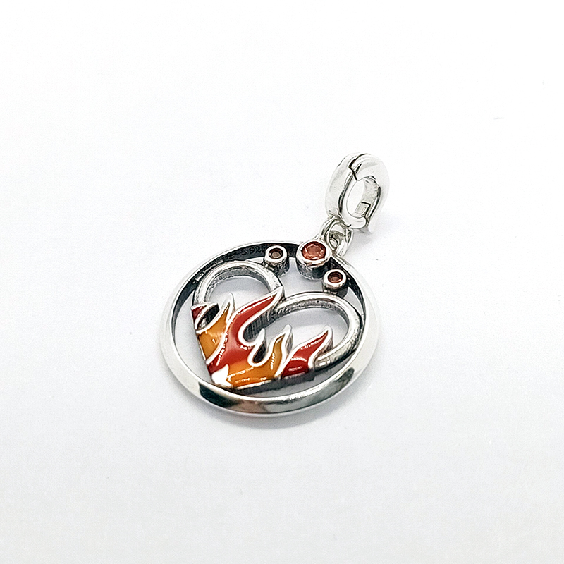 S925 Pandora ME Fire Inside Medallion Charm gift POUCH