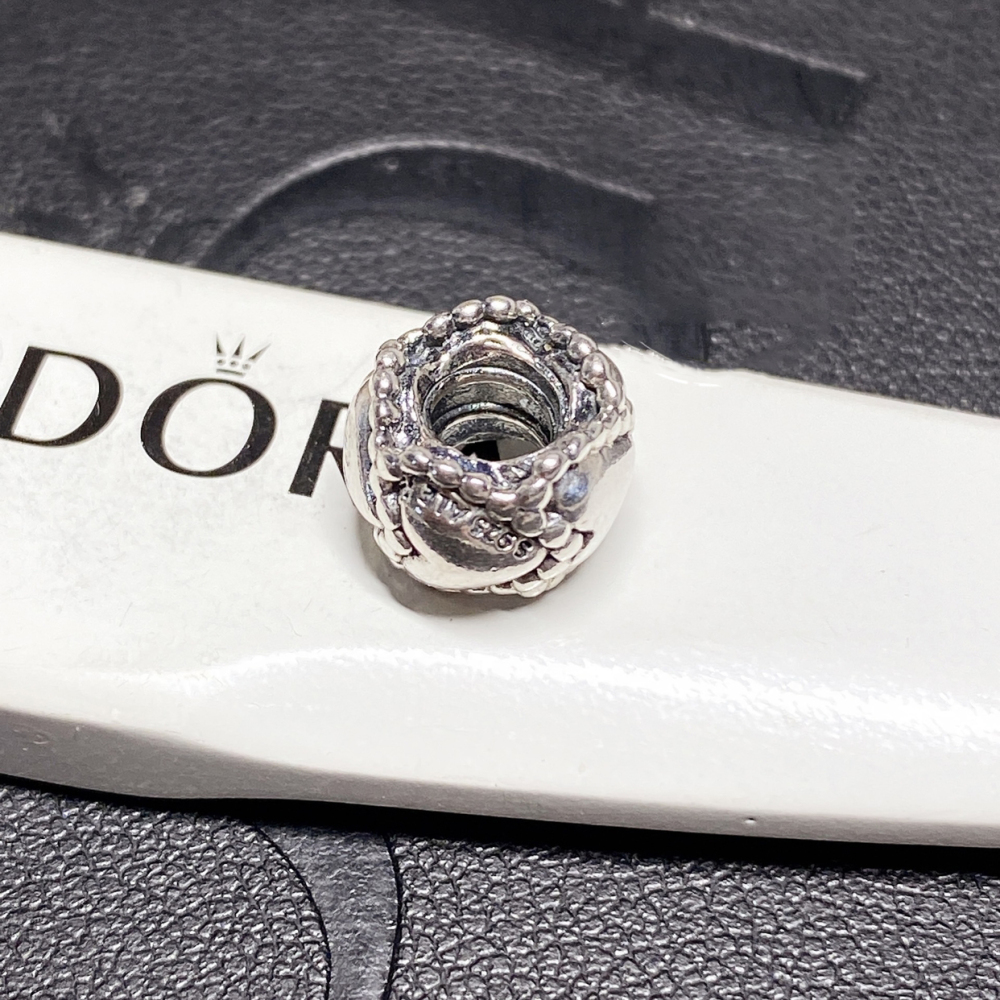 Pandora Sterling Silver Everlasting Love Charm Bead Hearts