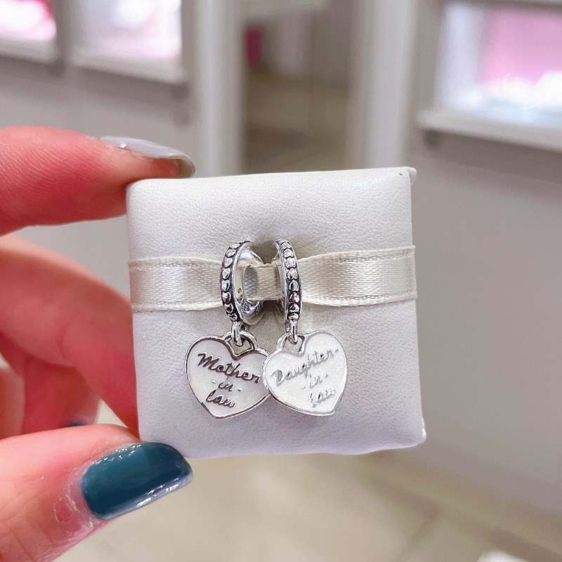 Pandora Daughter & Mother in Law Silver Dangle Split Charm