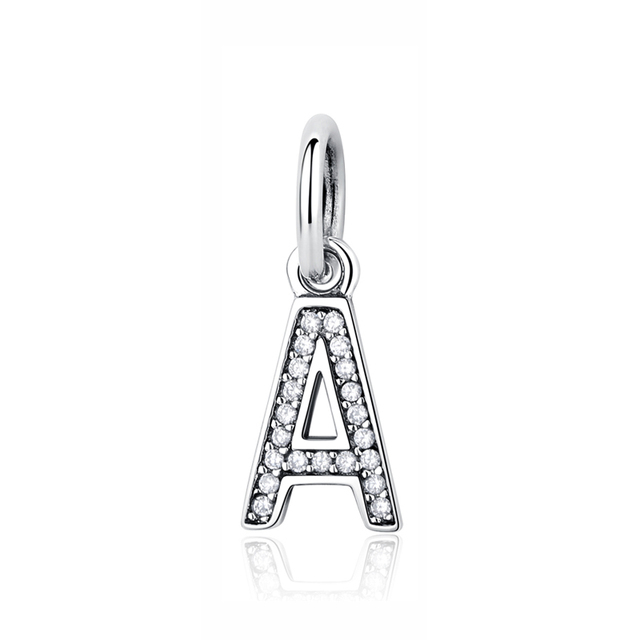 Pandora Sterling Silver Letter A Initial Dangle Charm