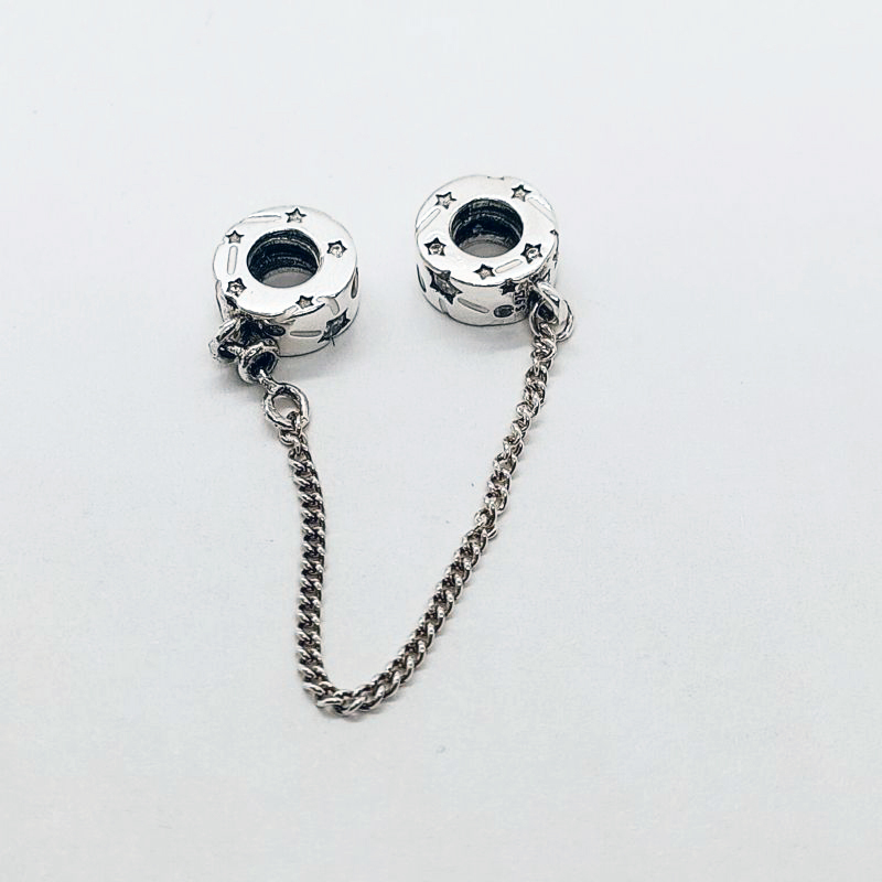 PANDORA Stars Galaxy Safety Chain ALE S925