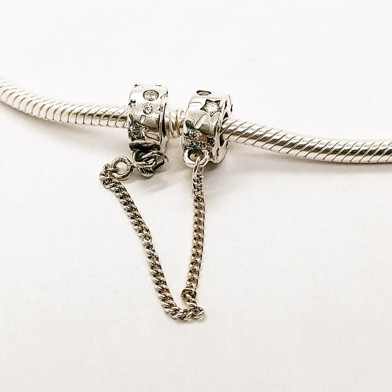 PANDORA Stars Galaxy Safety Chain ALE S925