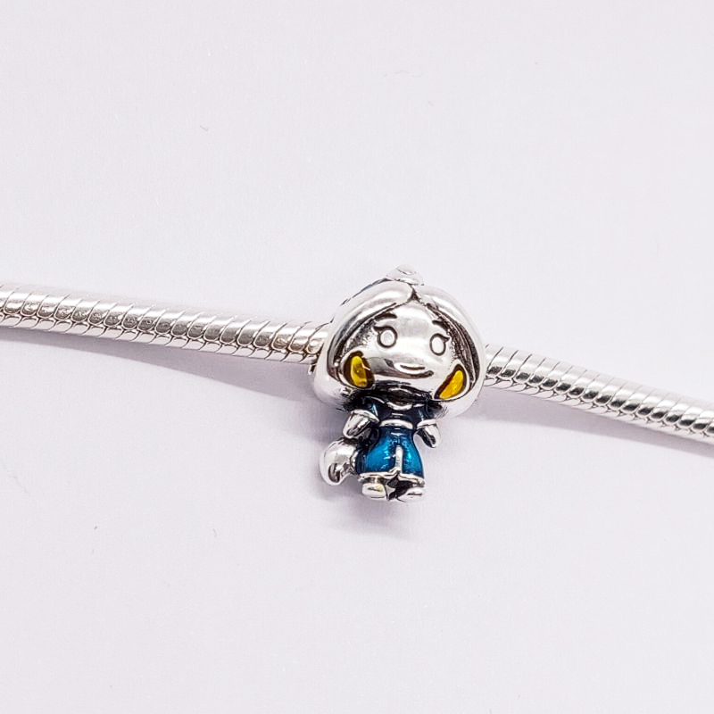 Pandora Sterling Silver Charm Aladdin Jasmine