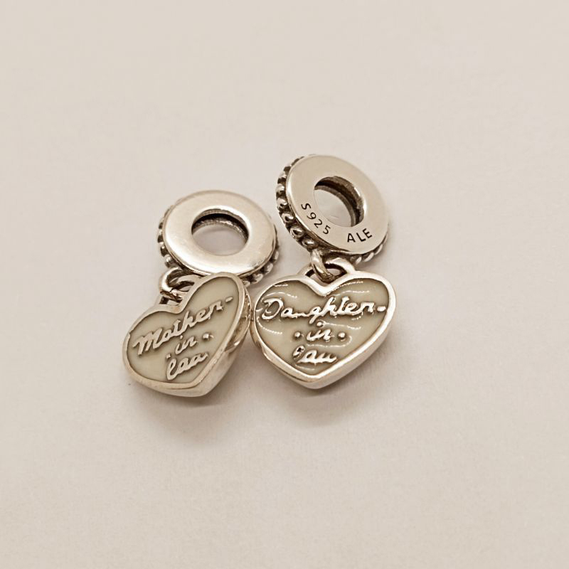 Pandora Daughter & Mother in Law Silver Dangle Split Charm