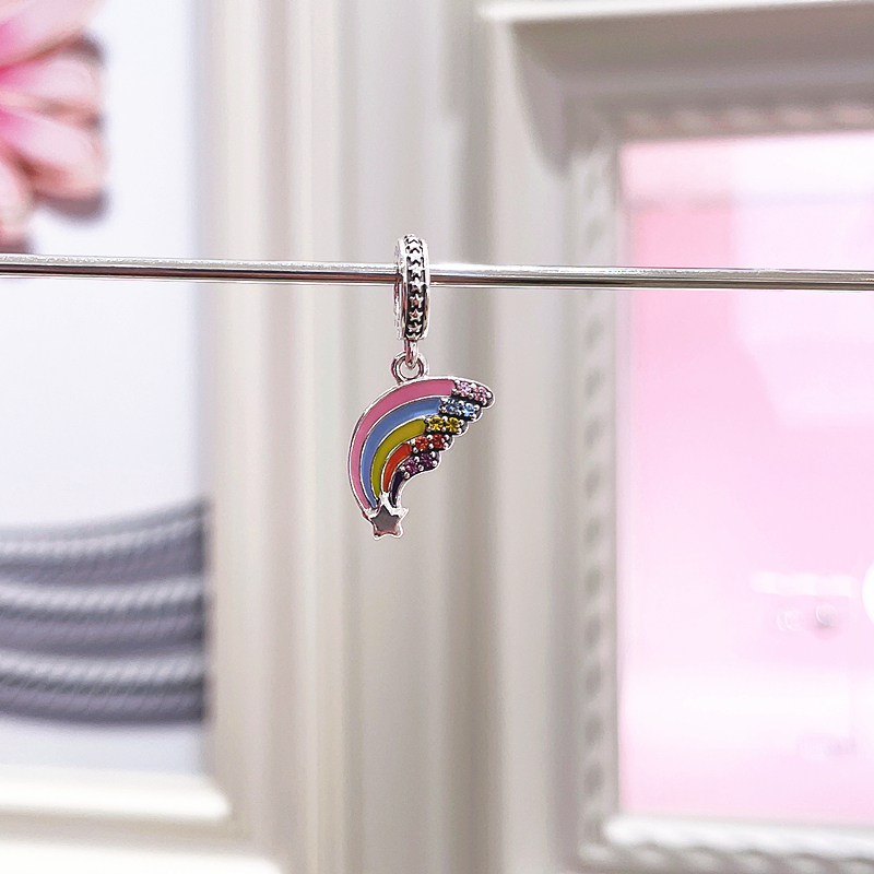Pandora Colourful Rainbow Silver 925 Dangle Charm