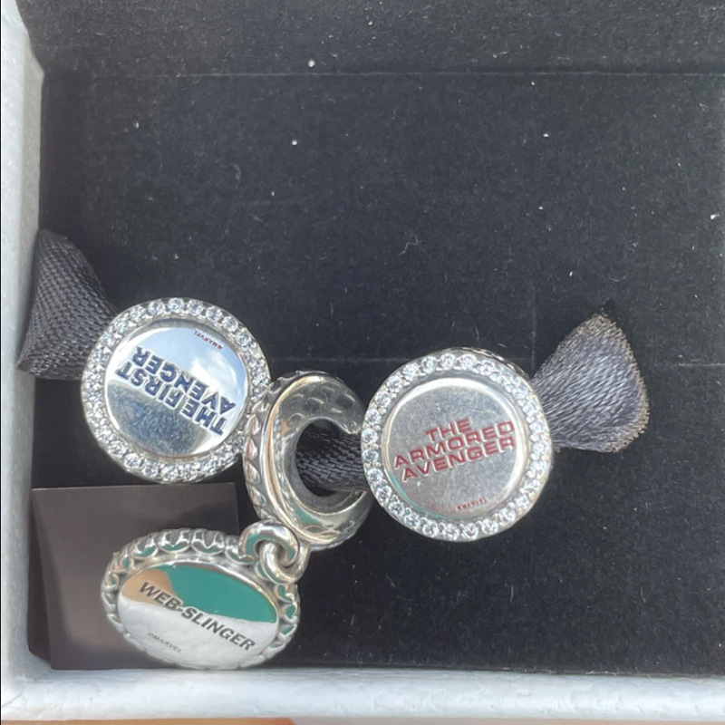 Pandora  Marvel Iron Man Silver Charm s925 ALE