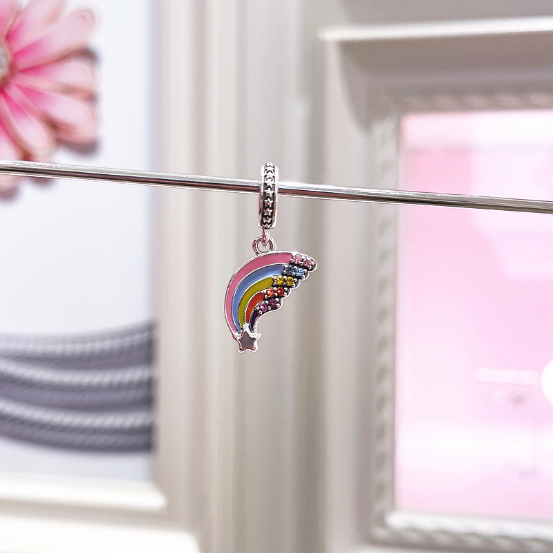Pandora Colourful Rainbow Silver 925 Dangle Charm