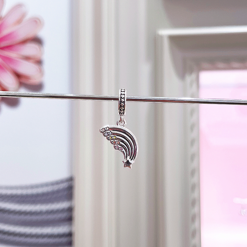 Pandora Colourful Rainbow Silver 925 Dangle Charm