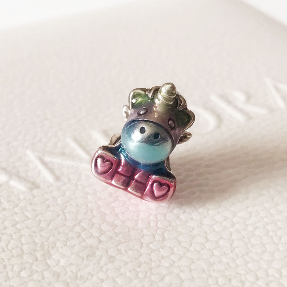 PANDORA Colourful Rainbow Bruno the Unicorn Charm