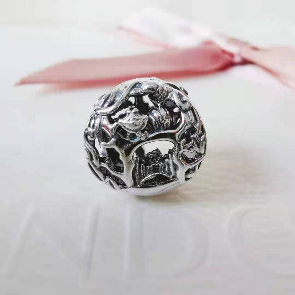 PANDORA  CHARM ALICE IN WONDERLAND, CHESHIRE CAT, CATEPILLER