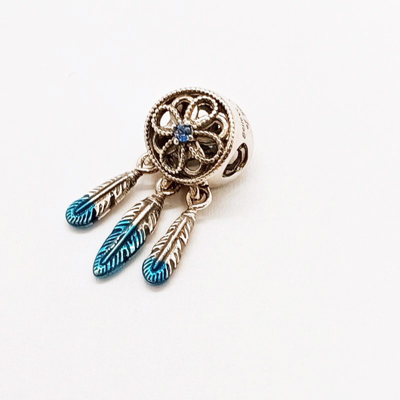 PANDORA UNICEF Blue Dreamcatcher Charm S925 ALE
