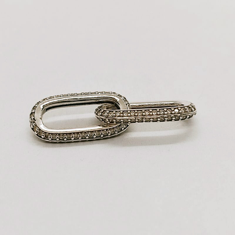 Pandora ME Styling Pavé Double Link white stone
