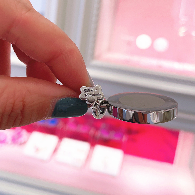 Pandora Two-tone Castle Dangle Charm S925 ALE
