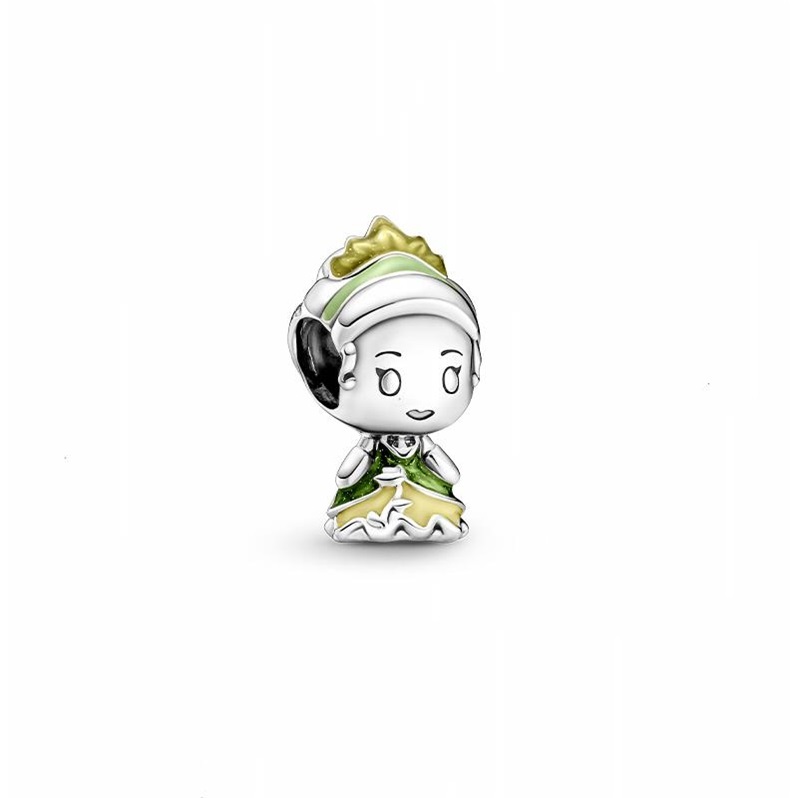 Pandora  Princess Tiana And The Frog Silver Bead Charm