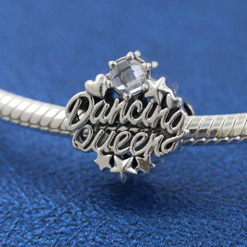 PANDORA SILVER CHARM DANCING QUEEN