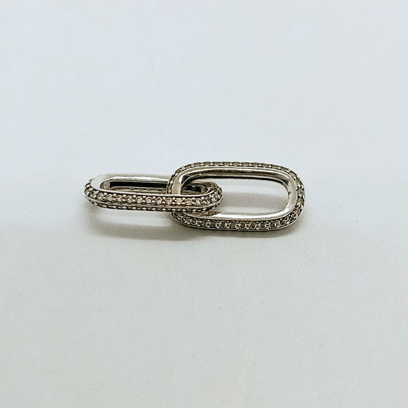 Pandora ME Styling Pavé Double Link white stone