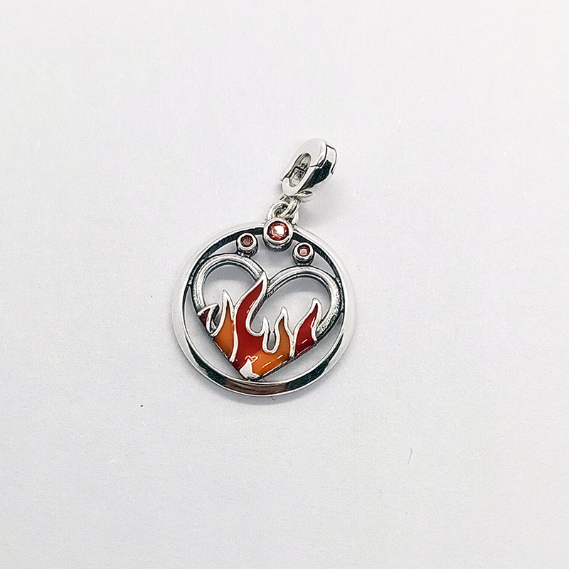 S925 Pandora ME Fire Inside Medallion Charm gift POUCH