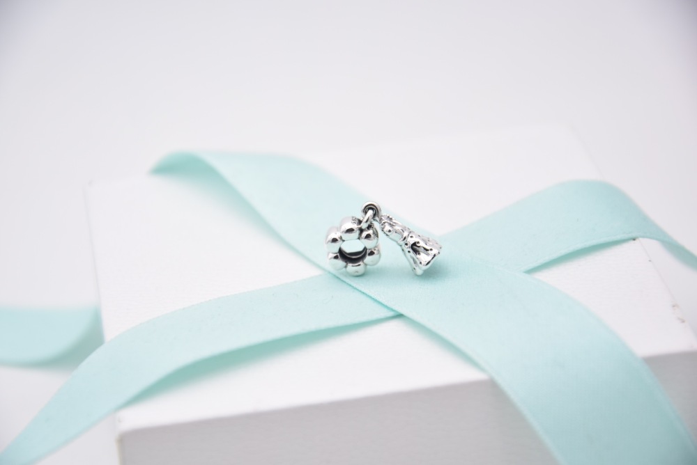 Pandora Dangle Party Girl Dress Charm ALE 925