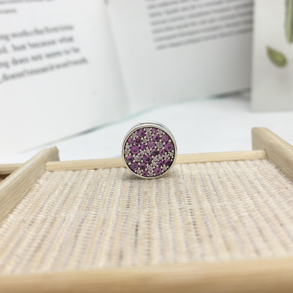 Pandora Pink Pavé Clip Charm