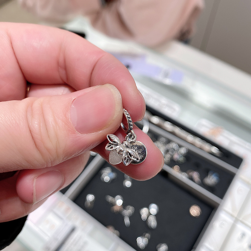 Pandora Glow in the dark Firefly Dangle Charm