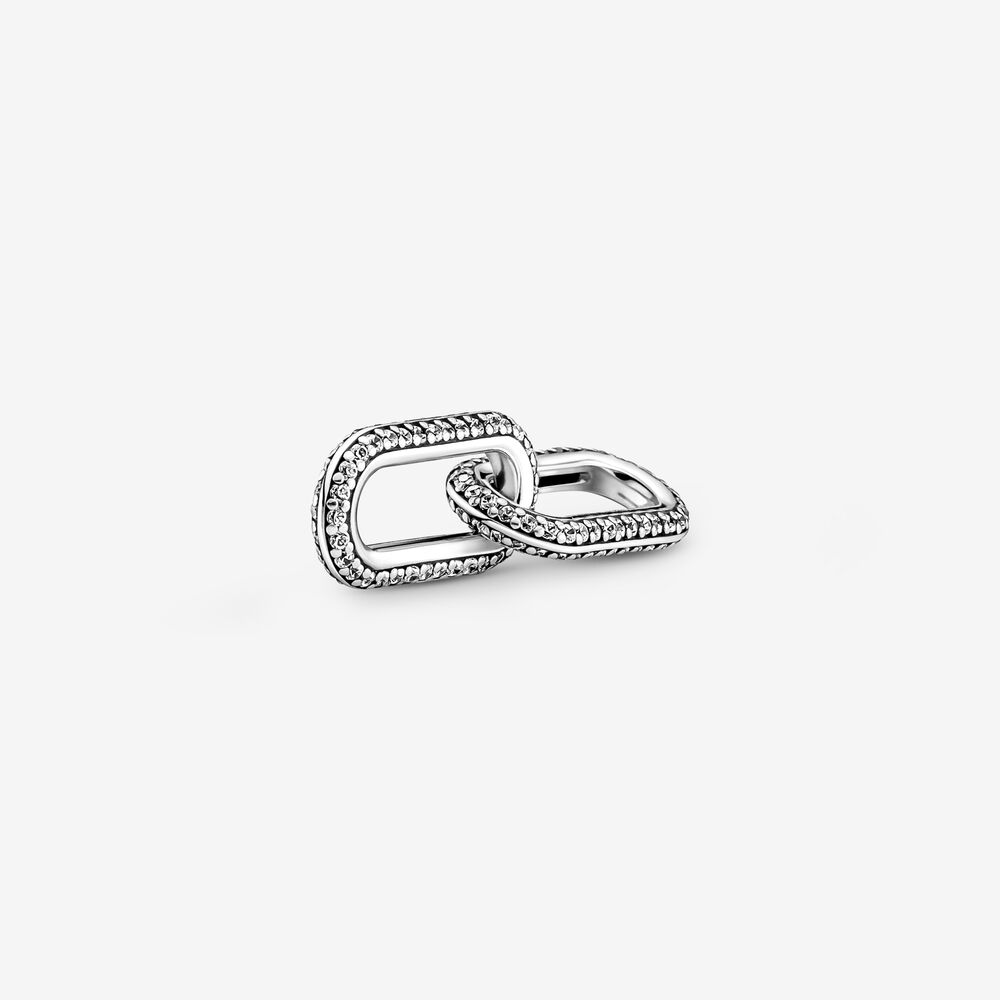 Pandora ME Styling Pavé Double Link white stone