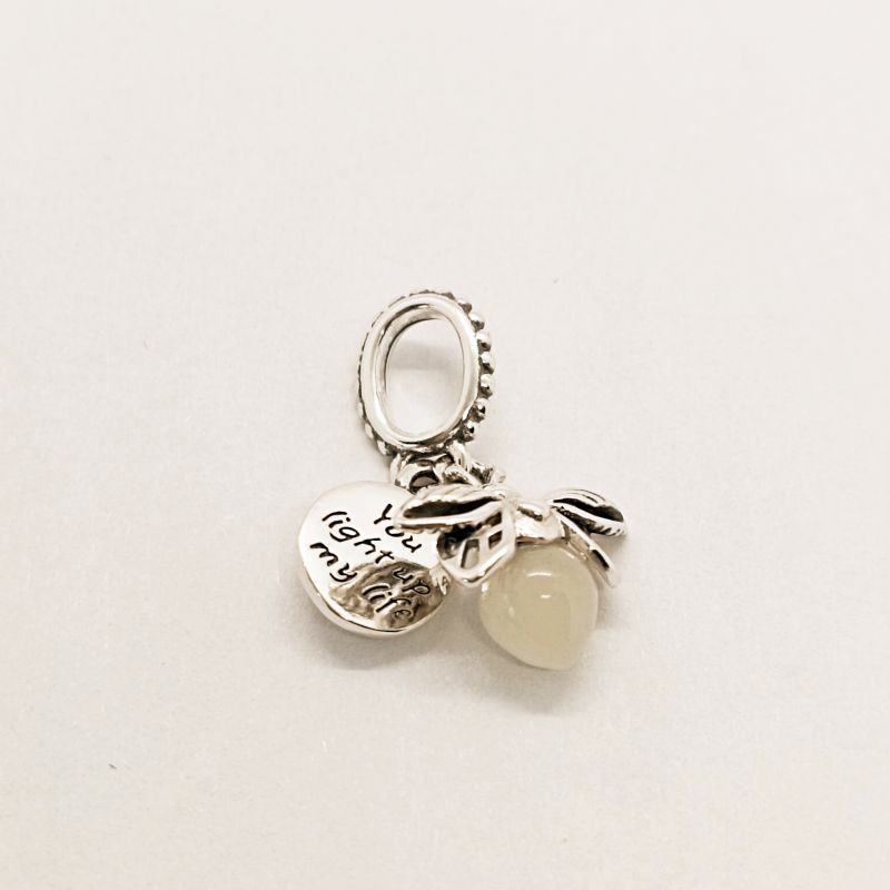 Pandora Glow in the dark Firefly Dangle Charm