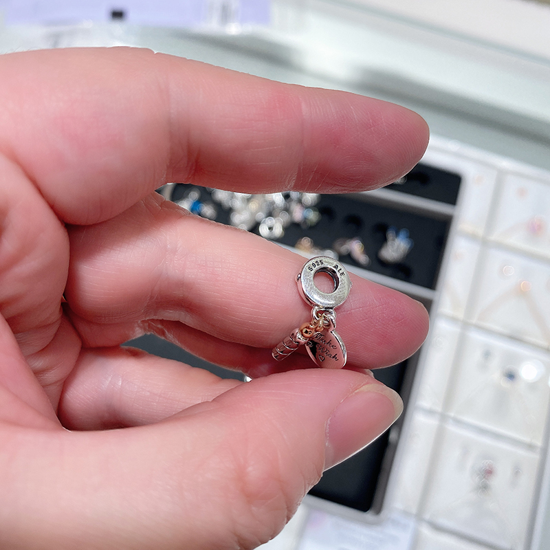 PANDORA Two-Tone Birthday Candle Dangle Charm