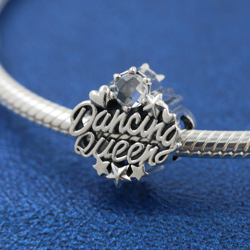 PANDORA SILVER CHARM DANCING QUEEN