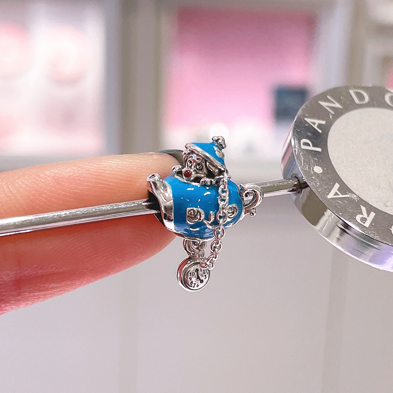 Silver Pandora  Alice in Wonderland, Unbirthday Party Teapot Charm