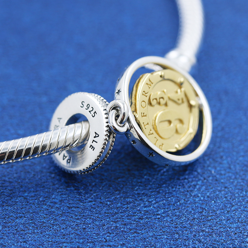 Pandora Harry Potter Hedwig Spinning Dangle Charm Gift Bag ALE S925