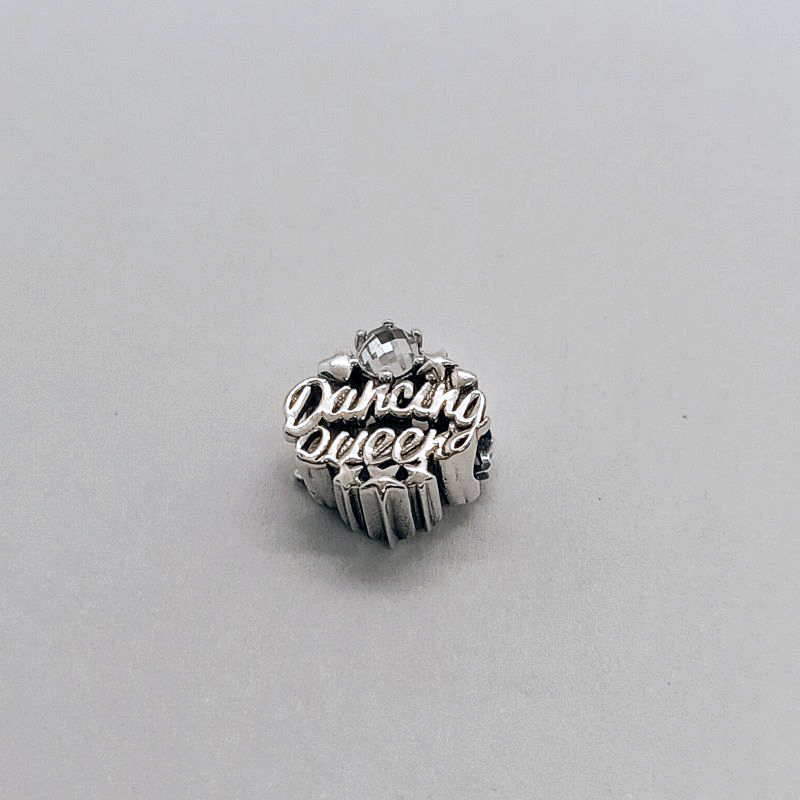 PANDORA SILVER CHARM DANCING QUEEN