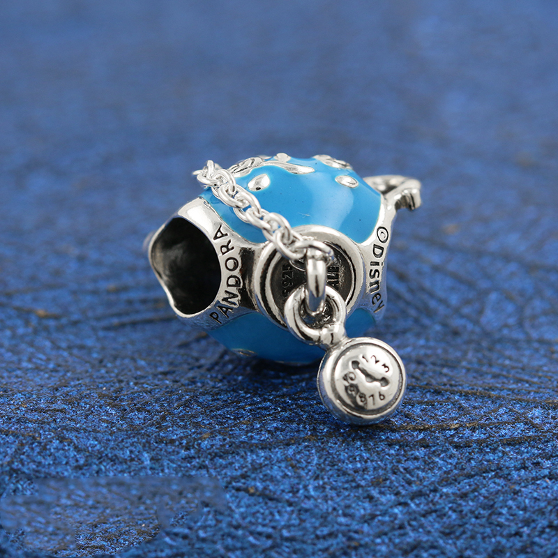 Silver Pandora  Alice in Wonderland, Unbirthday Party Teapot Charm