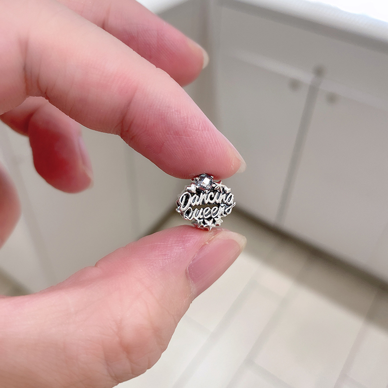 PANDORA SILVER CHARM DANCING QUEEN