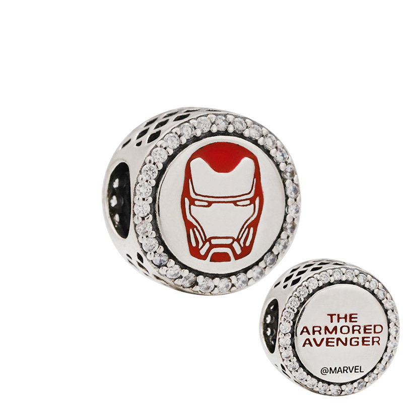 Pandora  Marvel Iron Man Silver Charm s925 ALE