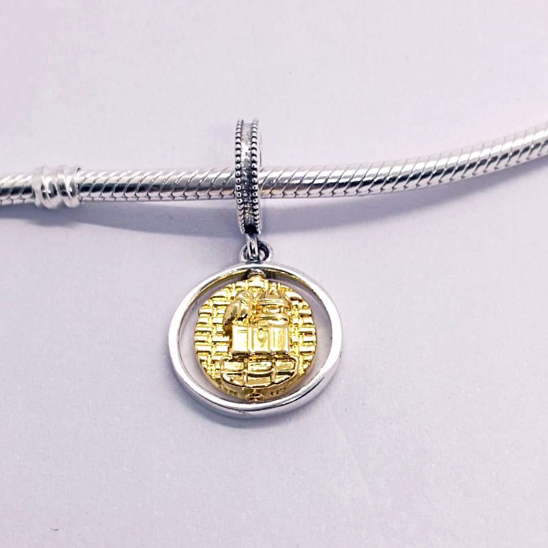 Pandora Harry Potter Hedwig Spinning Dangle Charm Gift Bag ALE S925