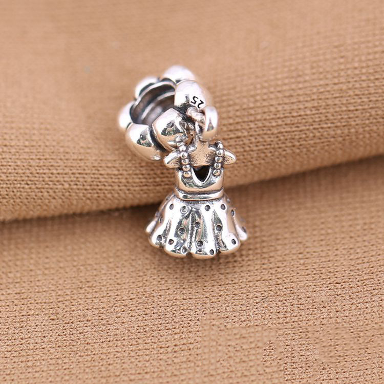Pandora Dangle Party Girl Dress Charm ALE 925