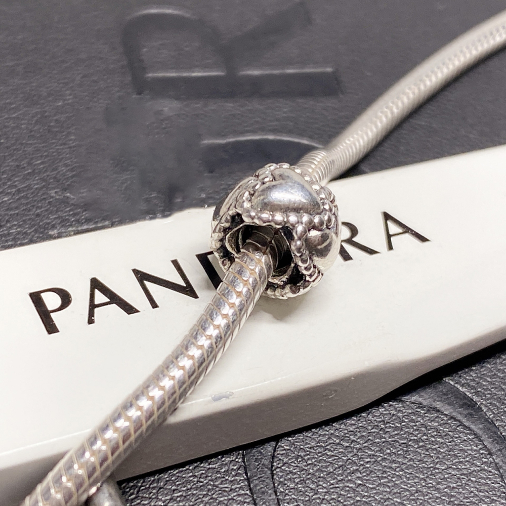 Pandora Sterling Silver Everlasting Love Charm Bead Hearts