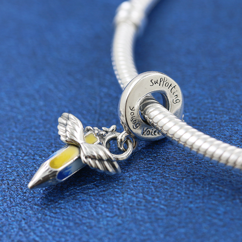 Pandora  Dreams Of The Future Crayon Dangle Charm Gift Bag ALE S925