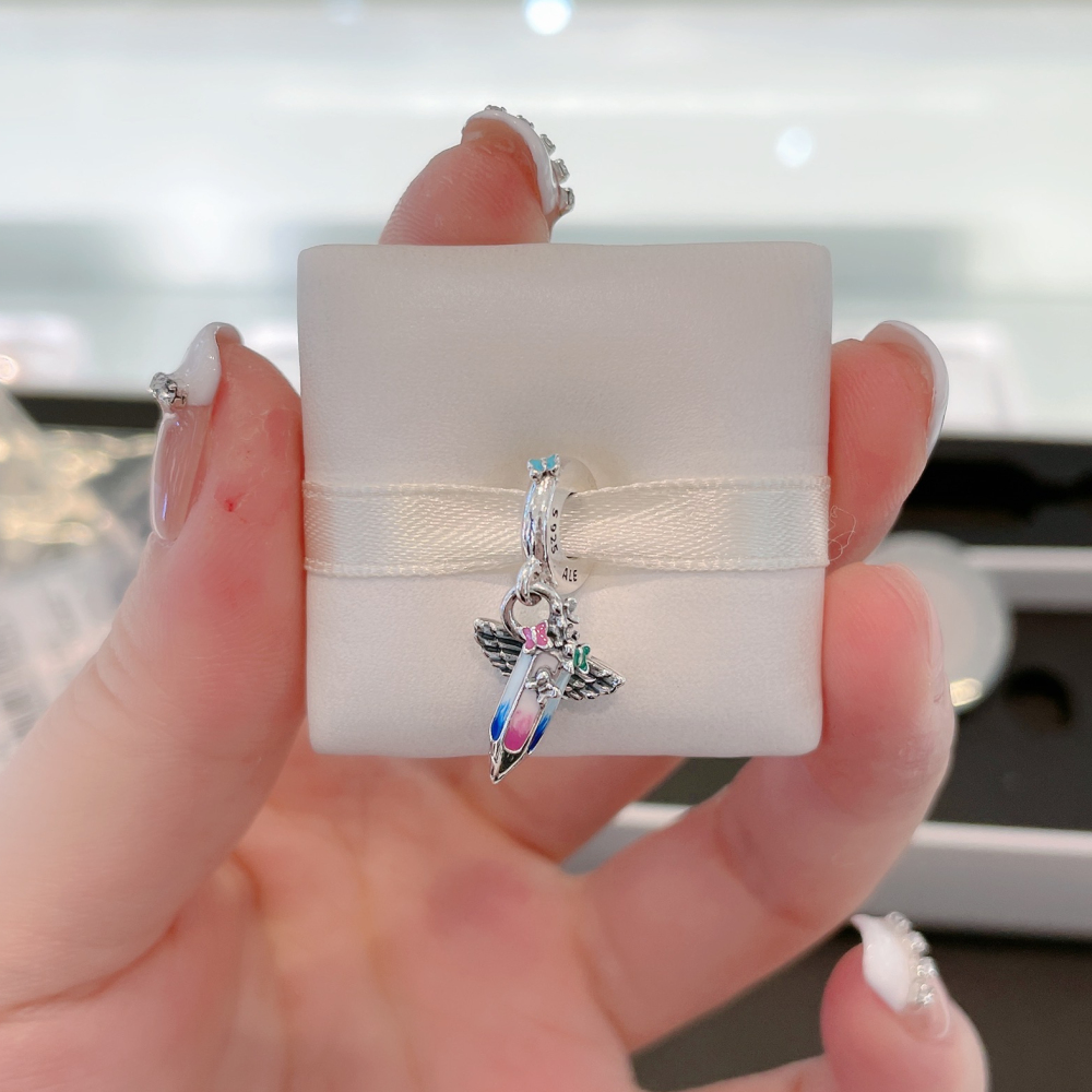 Pandora  Dreams Of The Future Crayon Dangle Charm Gift Bag ALE S925