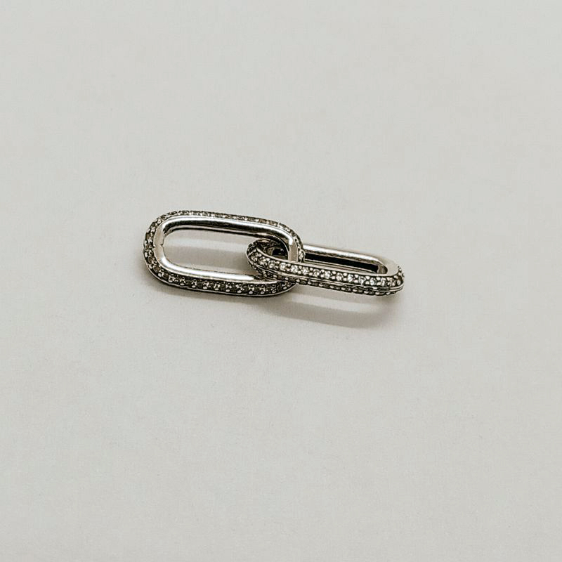 Pandora ME Styling Pavé Double Link white stone